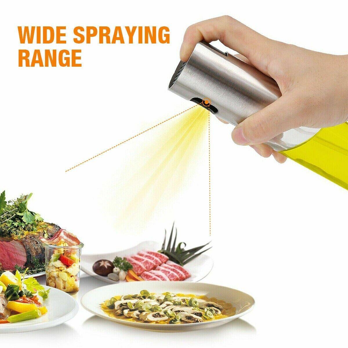 Olive Oil Sprayer Mister, Portable Spray Bottle Oil Sprayer For Cooking & Baking - Nioor