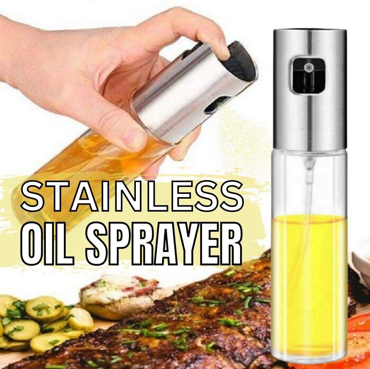 Olive Oil Sprayer Mister, Portable Spray Bottle Oil Sprayer For Cooking & Baking - Nioor