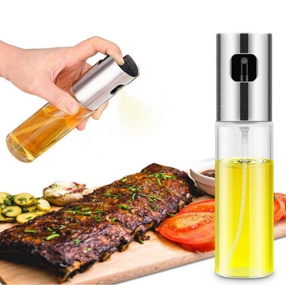 Olive Oil Sprayer Mister, Portable Spray Bottle Oil Sprayer For Cooking & Baking - Nioor