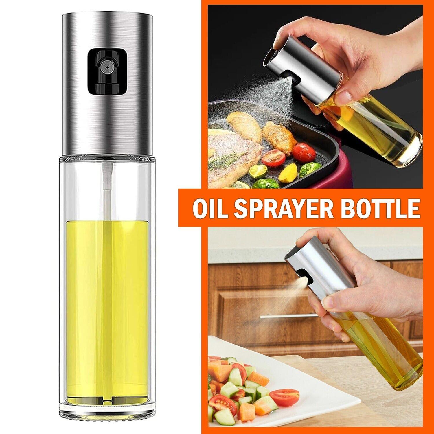 Olive Oil Sprayer Mister, Portable Spray Bottle Oil Sprayer For Cooking & Baking - Nioor