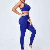 One Shoulder Beautiful Back Detachable Strap Beautiful One-piece Yoga Clothes - Nioor