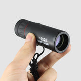 Ortable Monocular 10x25 High-definition Night Vision Pocket Mini Photo Single Pass-Through Glasses Outdoors - Nioor