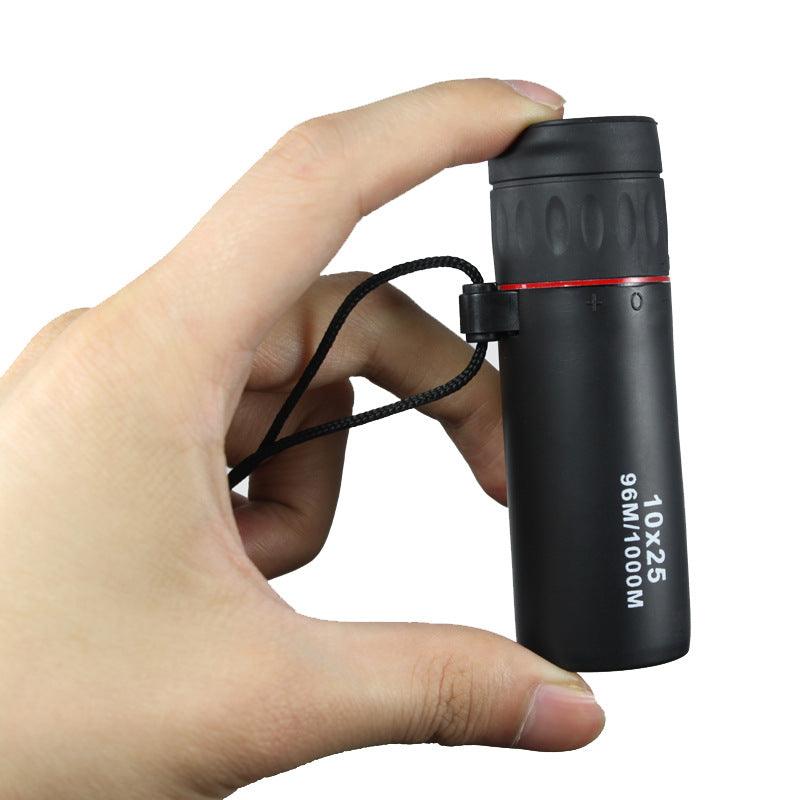 Ortable Monocular 10x25 High-definition Night Vision Pocket Mini Photo Single Pass-Through Glasses Outdoors - Nioor