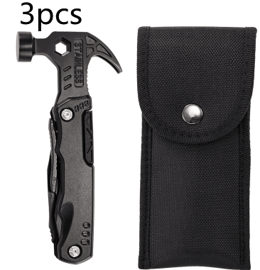 Outdoor Carry-on Multifunctional Stainless Steel Folding Pliers Hammer Tool Hammer - Nioor