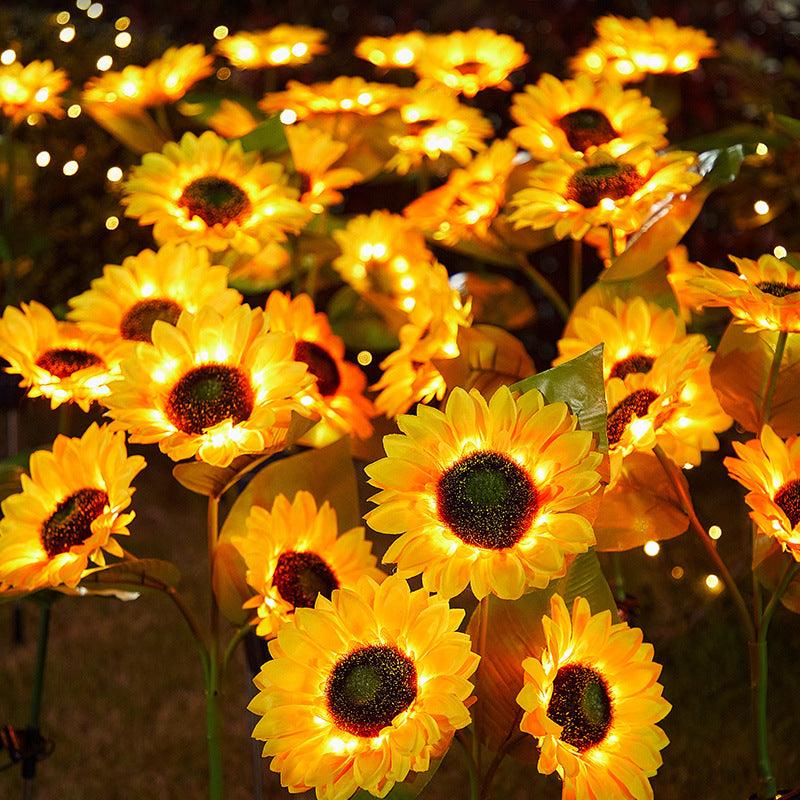 Outdoor Garden Decoration Solar Sunflower Lawn Lamp - Nioor