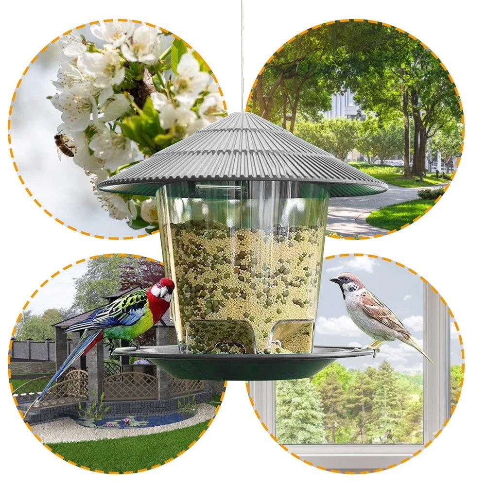 Outdoor Garden Hanging Metal Bird Feeder - Nioor