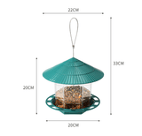 Outdoor Garden Hanging Transparent Bird Feeder - Nioor