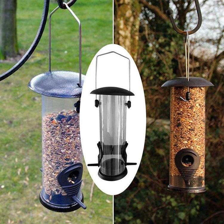 Outdoor Hanging Bird Feeder Automatic Pet Parrot Portable Feeder Dispenser - Nioor