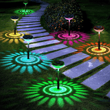 Outdoor Solar Lawn Projection Water Droplets Colorfully Inserted Lights - Nioor