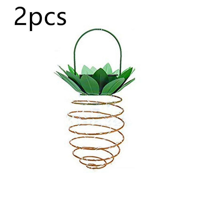 Outdoor Waterproof Garden Pineapple Solar Lights Path Lights Hanging Fairy Lights Solar Led Warm Fairy String Decor - Nioor