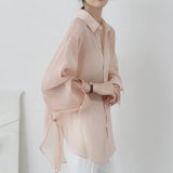 Overlay With Fairy Chiffon Top Shirt - Nioor