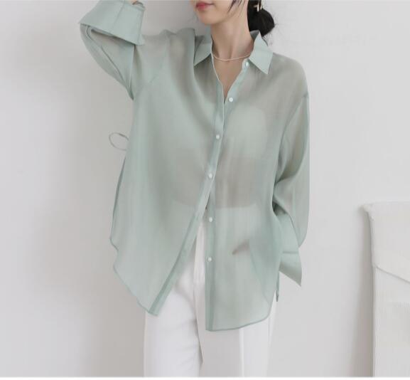 Overlay With Fairy Chiffon Top Shirt - Nioor