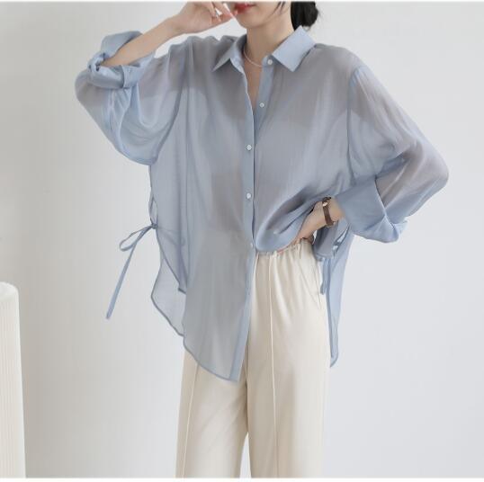 Overlay With Fairy Chiffon Top Shirt - Nioor