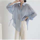 Overlay With Fairy Chiffon Top Shirt - Nioor