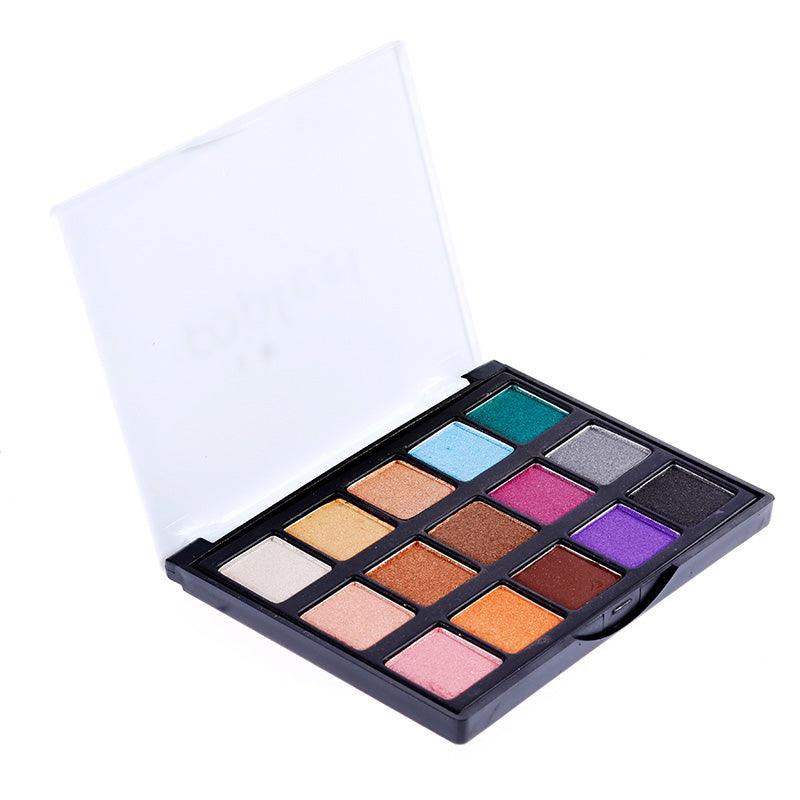 Palette Matte Eyeshadow Pallete Glitter Powder Eye Shadow Earth Shadow Brush Set - Nioor