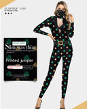 Patrick's Day Green Men's And Women's Long Sleeve Digital Printing One Piece Dress - Nioor