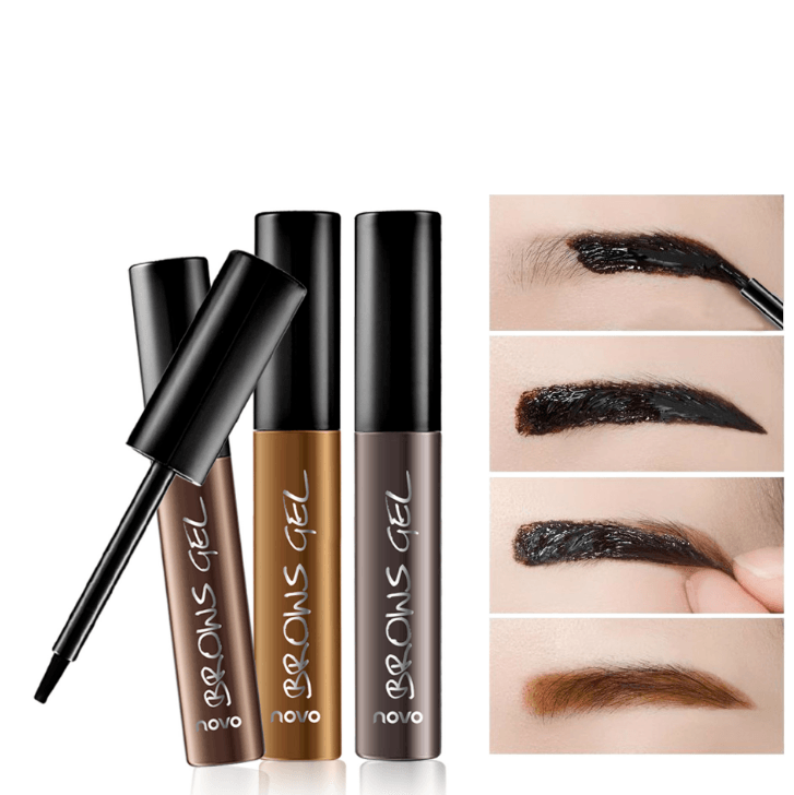 Peel Off Brown Black Eye Brow Tattoo Tint Waterproof Long-lasting Professional Eyebrow Gel Cream Mascara Eye Makeup Cosmetics - Nioor