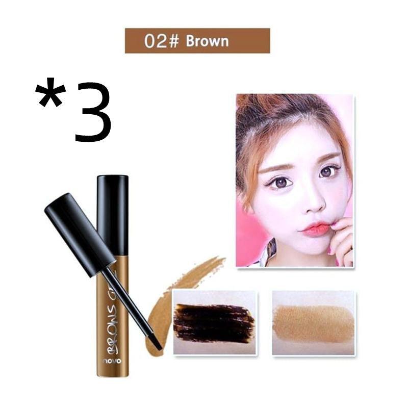 Peel Off Brown Black Eye Brow Tattoo Tint Waterproof Long-lasting Professional Eyebrow Gel Cream Mascara Eye Makeup Cosmetics - Nioor