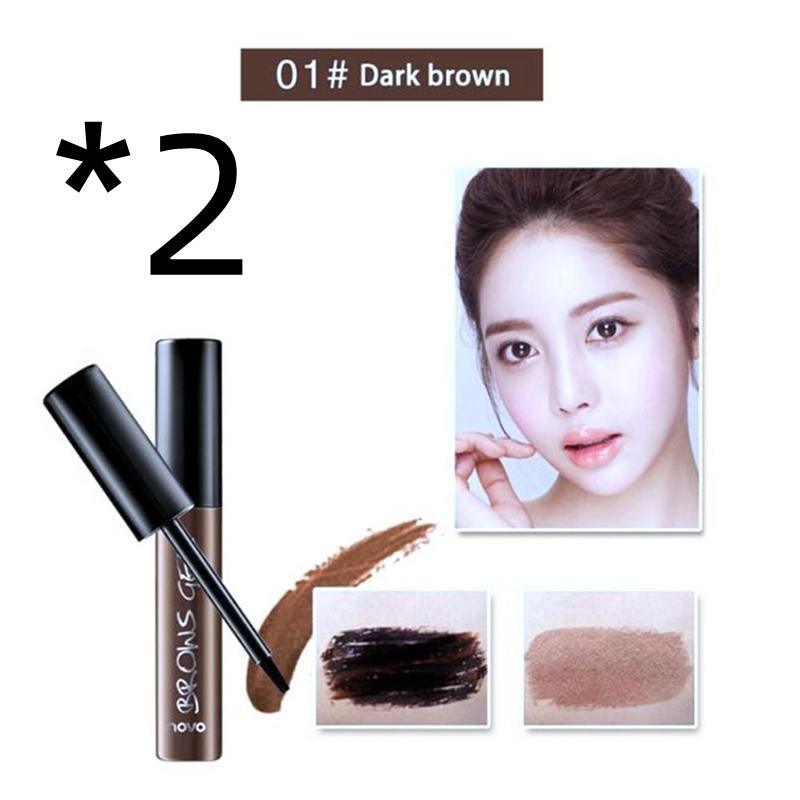 Peel Off Brown Black Eye Brow Tattoo Tint Waterproof Long-lasting Professional Eyebrow Gel Cream Mascara Eye Makeup Cosmetics - Nioor