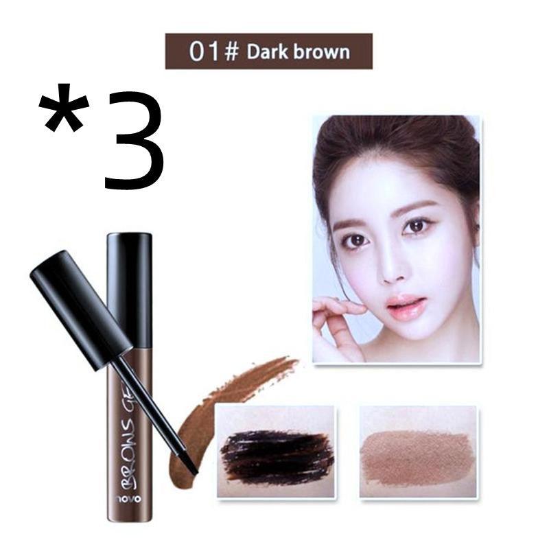 Peel Off Brown Black Eye Brow Tattoo Tint Waterproof Long-lasting Professional Eyebrow Gel Cream Mascara Eye Makeup Cosmetics - Nioor