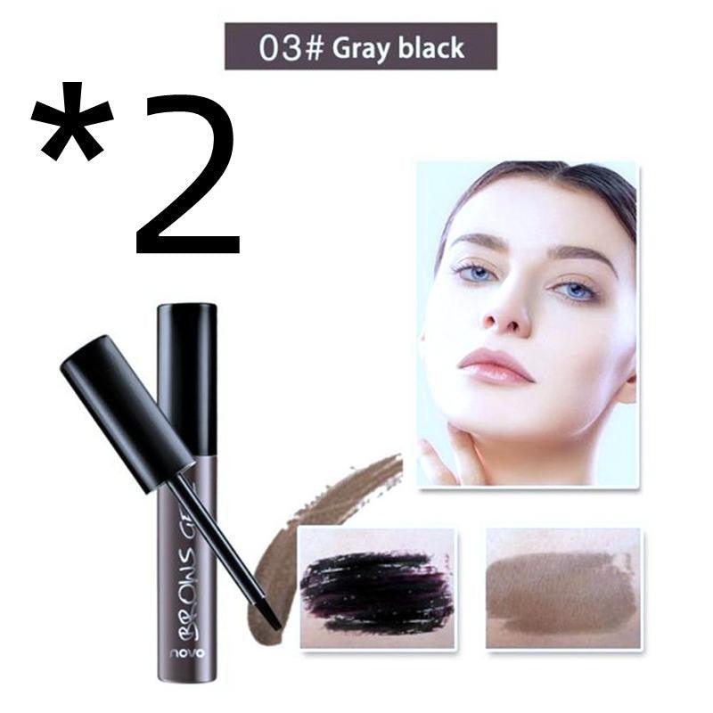 Peel Off Brown Black Eye Brow Tattoo Tint Waterproof Long-lasting Professional Eyebrow Gel Cream Mascara Eye Makeup Cosmetics - Nioor