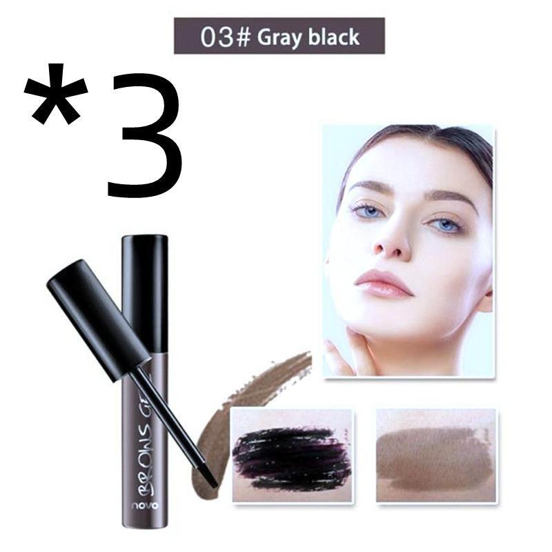 Peel Off Brown Black Eye Brow Tattoo Tint Waterproof Long-lasting Professional Eyebrow Gel Cream Mascara Eye Makeup Cosmetics - Nioor