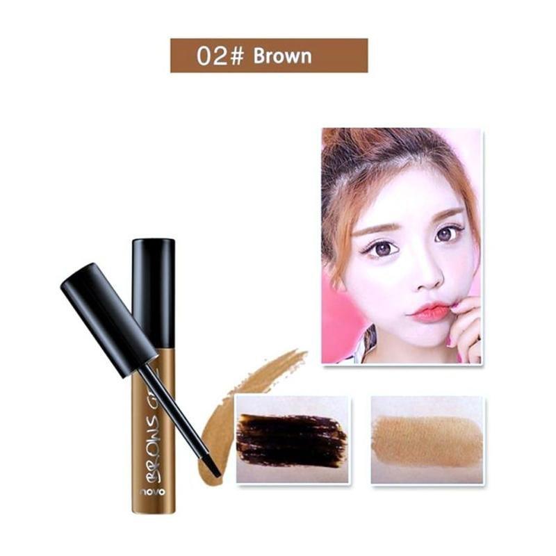 Peel Off Brown Black Eye Brow Tattoo Tint Waterproof Long-lasting Professional Eyebrow Gel Cream Mascara Eye Makeup Cosmetics - Nioor