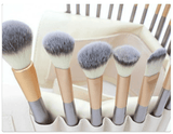 Persian Make-up Brush Suit Rice White Make Up Brush, Champagne Color Brush Handle Make-up Brush Without - Nioor