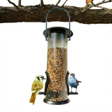 Pet Bird Feeder Feed Station Hanging Garden Plastic Birds Food Dispenser Feeders Outdoor Tree Garden Decoration - Nioor