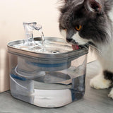 Pet Cat Dog Stainless Steel Automatic Circulation Water Dispenser Intelligent Fountain Pets Accessories - Nioor