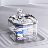 Pet Cat Dog Stainless Steel Automatic Circulation Water Dispenser Intelligent Fountain Pets Accessories - Nioor