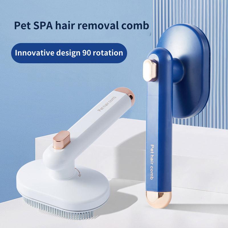 Pet Comb Cat Dog To Remove Floating Hair Pet Hair Brush Hair Removal Artifact Pet Grooming Brush Supplies Self Cleaning Comb Pet Products - Nioor