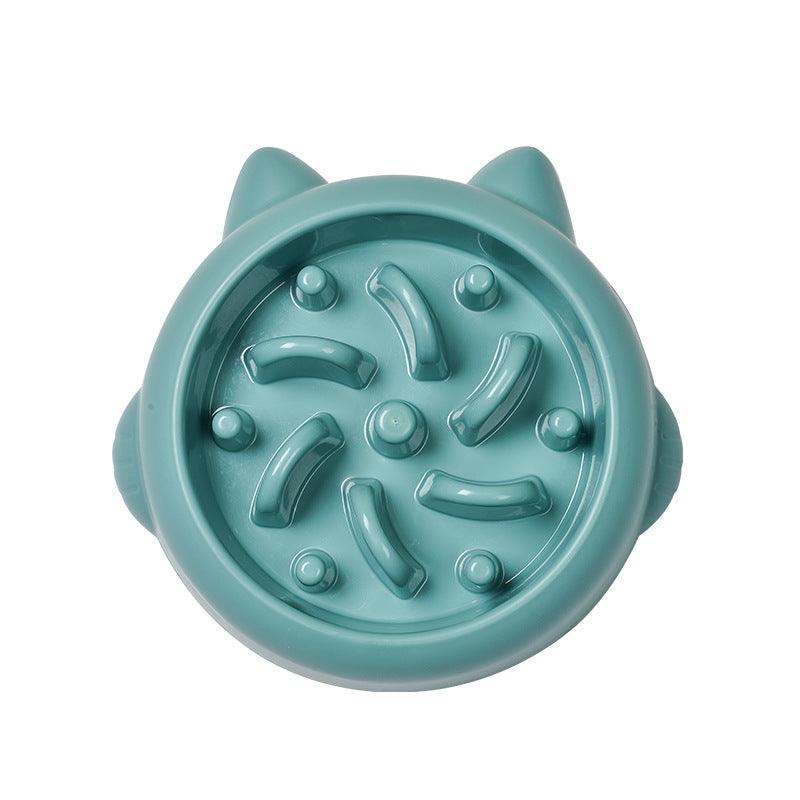 Pet Dog Cat Slow Feeder Bowls Anti Choking Slow Feeder Dish Bowl Home Dog Eating Plate Anti Gulping Bowl Supplies - Nioor