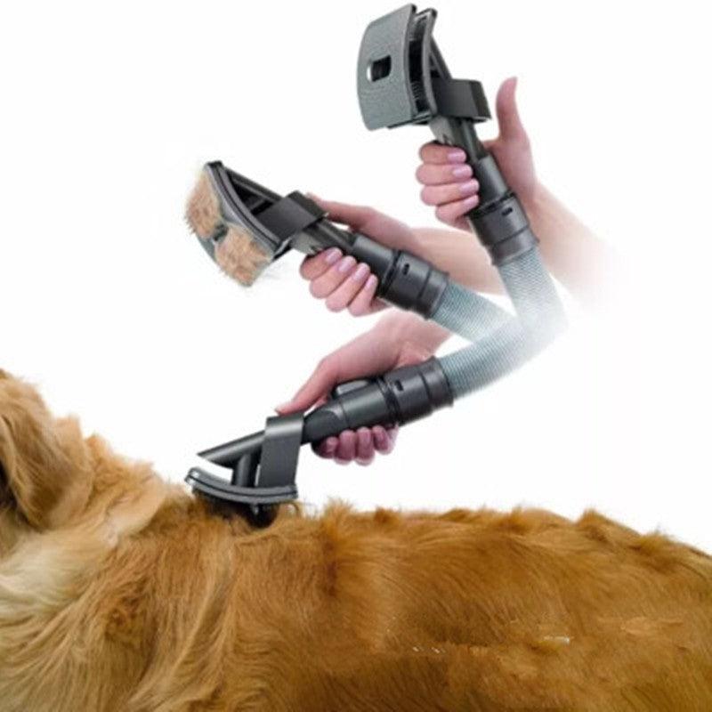 Pet Grooming Brush Tool Pet Vacuum Cleaner Brush Attachment - Nioor