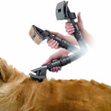 Pet Grooming Brush Tool Pet Vacuum Cleaner Brush Attachment - Nioor