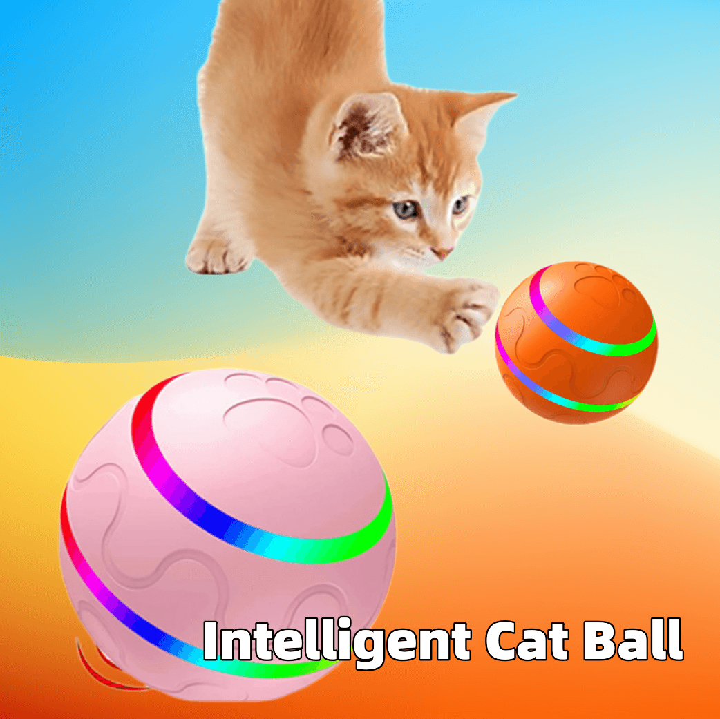 Pet New Cat Wicked Ball Toy Intelligent Ball USB Cat Toys Self Rotating Ball Automatic Rotation Ball - Nioor