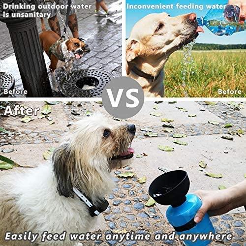 Pet Outdoor Foldable Bottle Dog Travel Water Bottle Dog Water Dispenser - Nioor