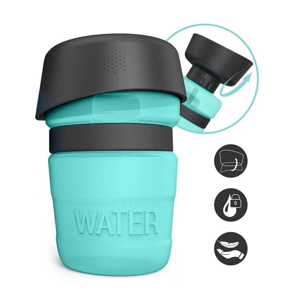 Pet Outdoor Foldable Bottle Dog Travel Water Bottle Dog Water Dispenser - Nioor