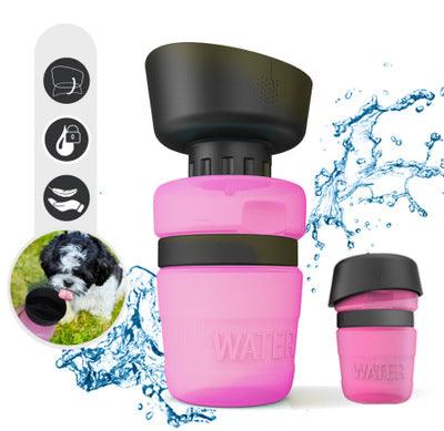 Pet Outdoor Foldable Bottle Dog Travel Water Bottle Dog Water Dispenser - Nioor