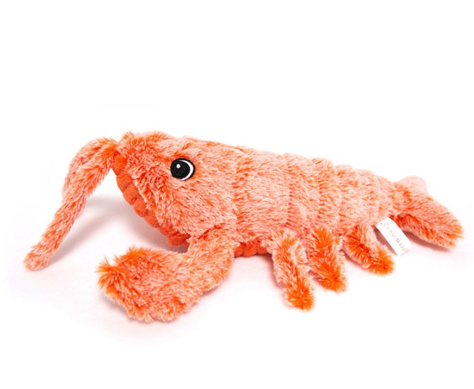 Pet Toys Electric Jumping Shrimp USB Charging Simulation Lobster Funny Cat Plush Pets Toy - Nioor