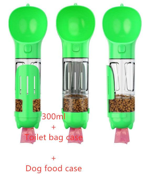 Pet Water Bottle Feeder Bowl Garbage Bag Storage Portable Pet Outdoor Travel 3 In 1 Dog Water Bottle - Nioor