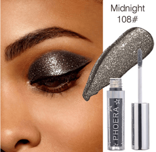 PHOERA Magnificent Metals Glitter and Glow Liquid Eyeshadow 12 Colors - Nioor