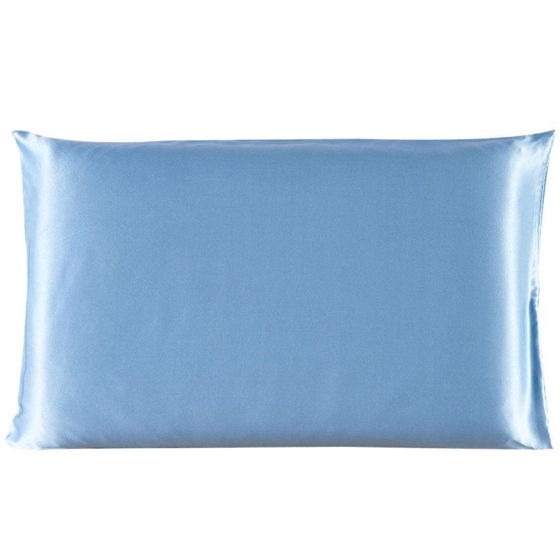 Pillowcase Satin Solid Color Simulation Silk Single Pillowcase Ice Silk Pillowcase - Nioor