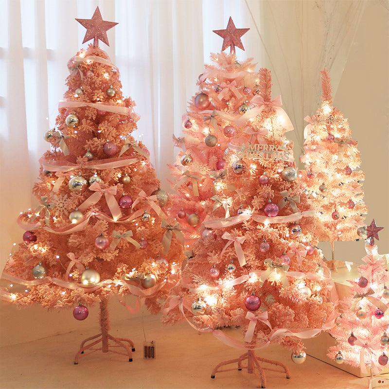 Pink Christmas Tree Decoration Ornaments Christmas Decorations For Home Xmas Happy New Year - Nioor