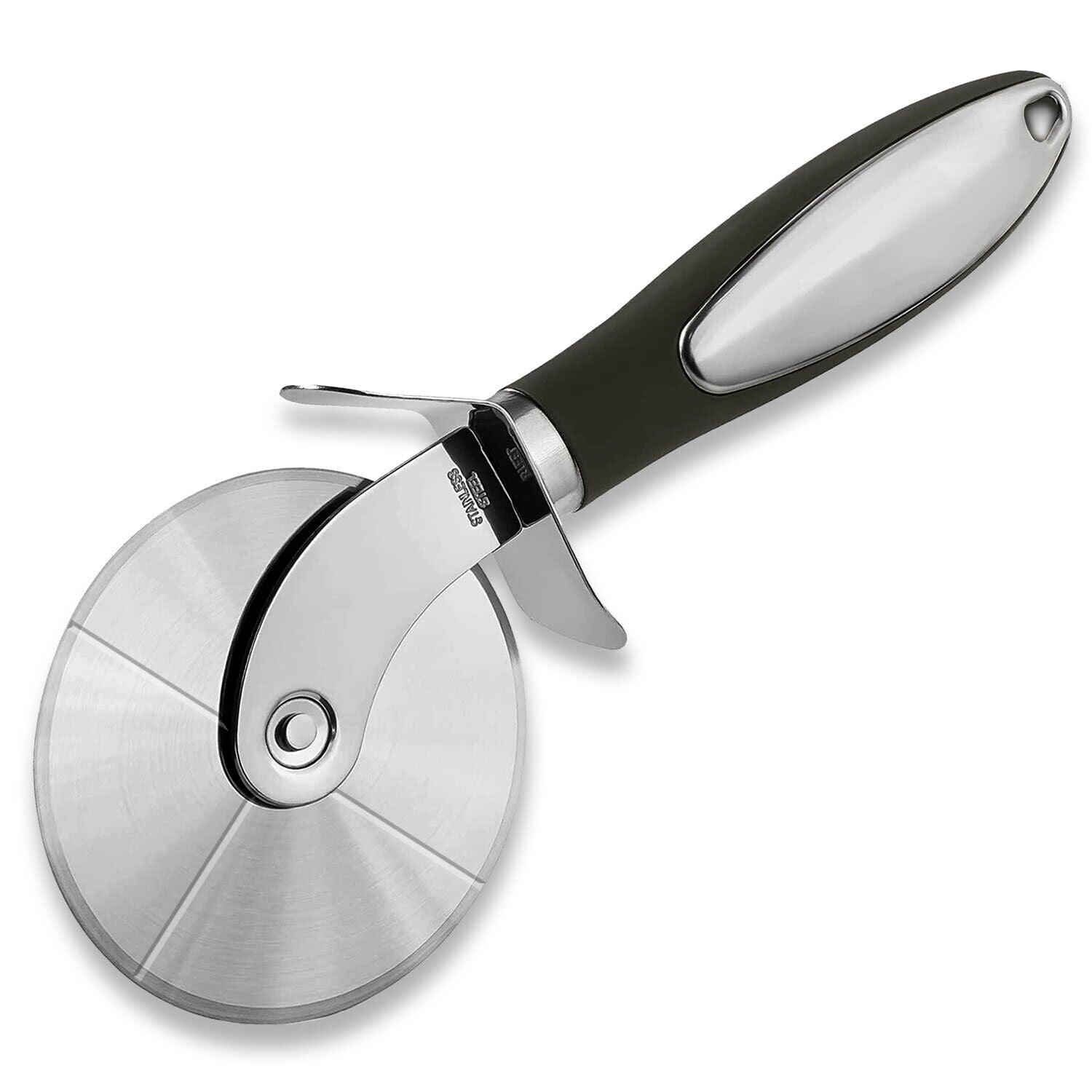 Pizza Cutter Wheel Kitchen Pizza Slicer Cutting Tool Stainless Steel Easy To Cut - Nioor