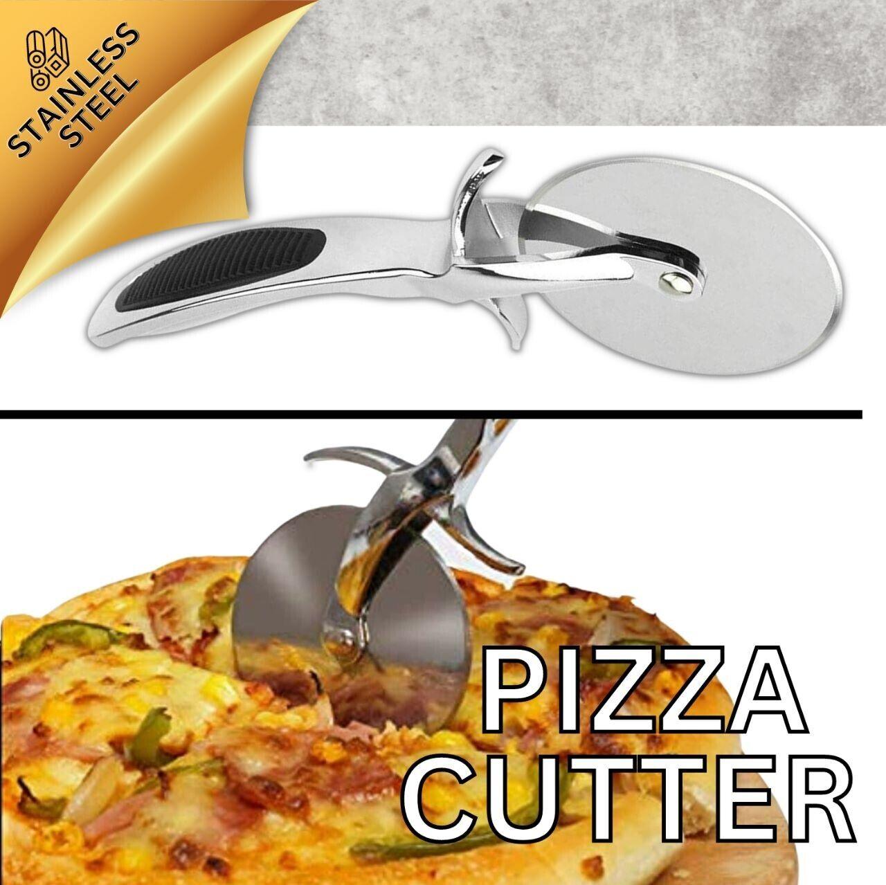 Pizza Cutter Wheel Kitchen Pizza Slicer Cutting Tool Stainless Steel Easy To Cut - Nioor