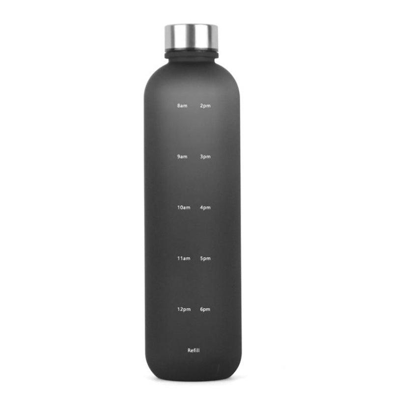 Plastic Water Bottle Frosted Gradient Sports Handle - Nioor