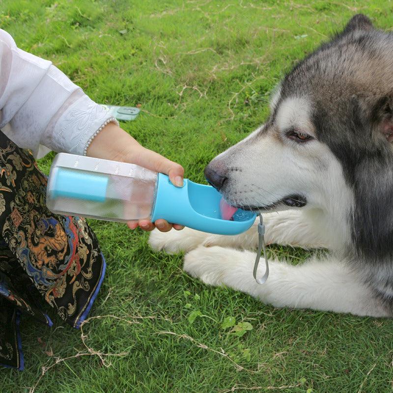 Portable Cat Dog Water Bottle Food Feeder Drinker Poop Dispenser 3 In 1 Leak-proof Multifunctional Dog Water Bottle Pet Products - Nioor