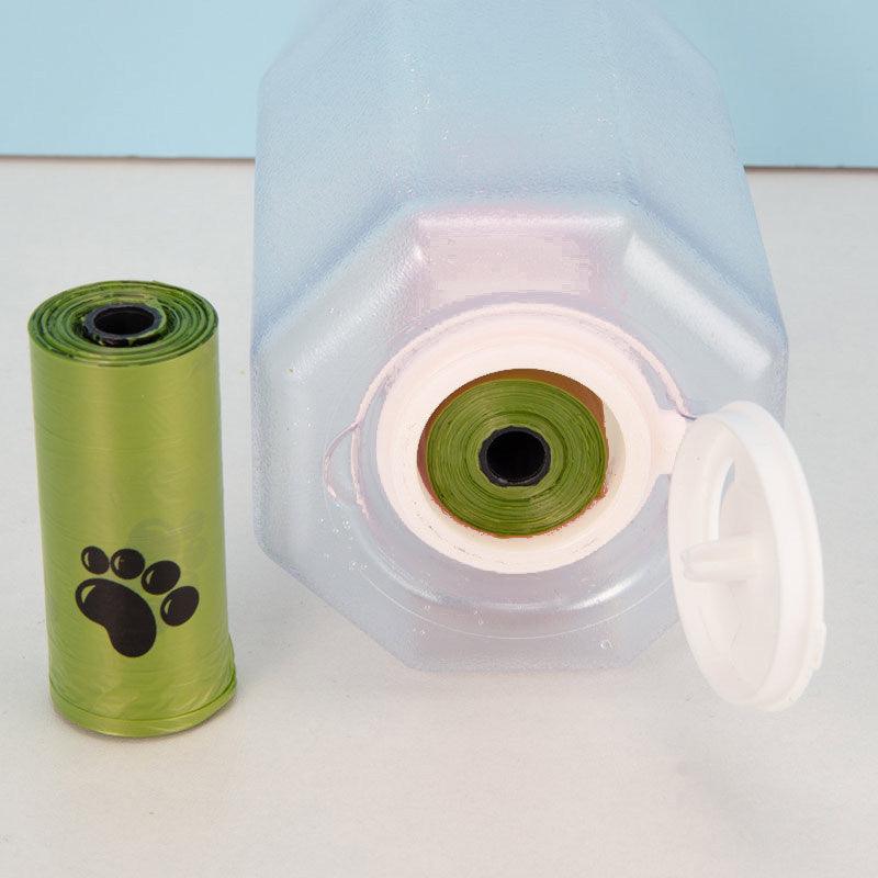 Portable Cat Dog Water Bottle Food Feeder Drinker Poop Dispenser 3 In 1 Leak-proof Multifunctional Dog Water Bottle Pet Products - Nioor