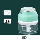 Portable Electric Mini Garlic Cutter Masher Vegetable Fruit Meat Food Chopper Grinder - Nioor